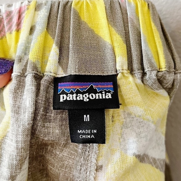 Patagonia NWT Women’s Garden Island Shorts Palms of My Heart Grey Size Medium - Picture 13 of 15